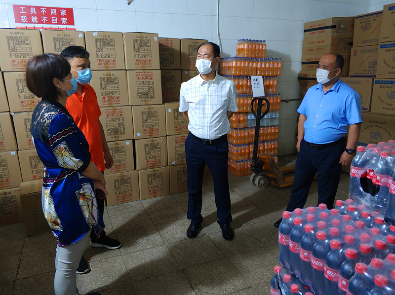 史同伟同志调研金德利中央厨房运行情况